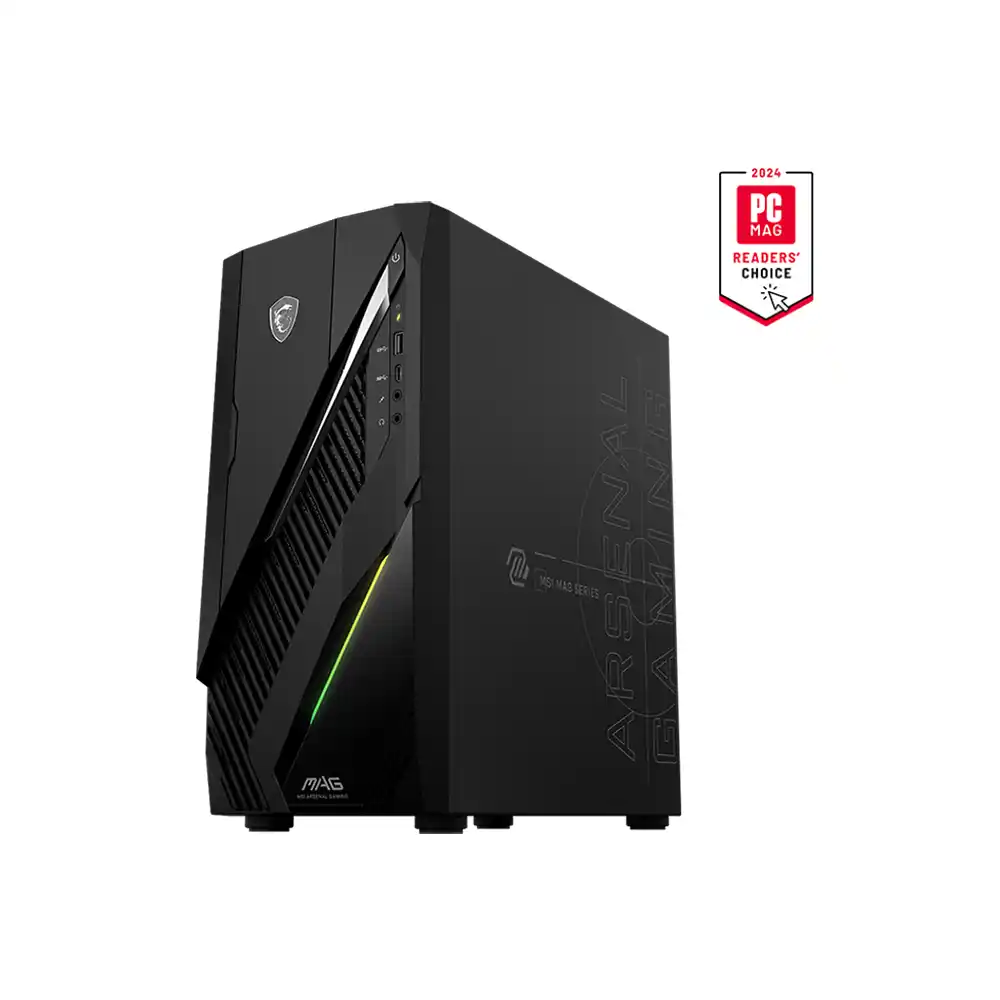 MSI - MSI MAG INFINITE E1 14NUC5-080XTR I5-14400F 16GB DDR5 1000GB SSD RTX 4060 VENTUS 2X 8G FDOS GAMING DT PC