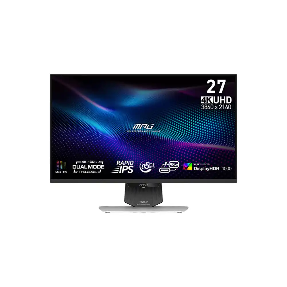 MSI - MSI MPG 274URDFW E16M 27 3840x2160 UHD MINI LED UHD 0.5MS ADAPTIVE-SYNC PIVOT BEYAZ GAMING MONITOR
