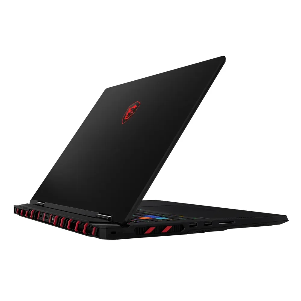 MSI NB RAIDER 18 MAX HX A2WI-1040TR ULTRA 9 290HX PLUS 64GB DDR5 RTX5080 GDDR7 16GB 2TB SSD 18.0 UHD+ MINILED 120Hz W11H - Thumbnail
