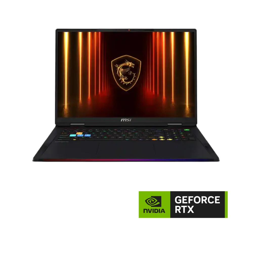 MSI - MSI NB RAIDER A18 HX A8WHG-280TR R9-8940HX 32GB DDR5 RTX5070TI GDDR7 12GB 1TB SSD 18.0 QHD+ 240Hz W11H