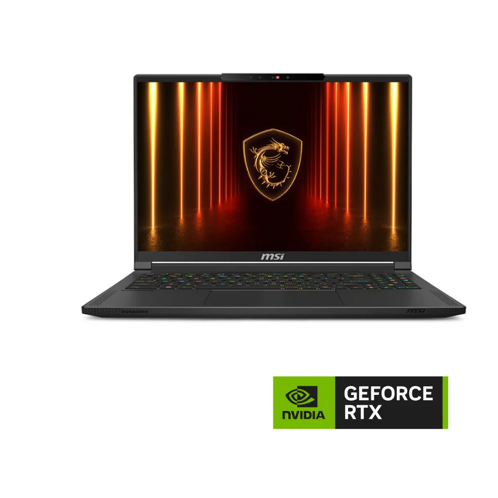 MSI - MSI NB STEALTH 16 AI+ B3WH-011TR ULTRA 9 386H 32GB DDR5 RTX5070TI GDDR7 12GB 1TB SSD 16.0 QHD+ OLED 240Hz W11