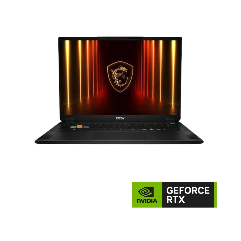 MSI - MSI NB STEALTH 18 HX AI A2XWHG-082TR ULTRA 9 275HX 32GB DDR5 RTX5070TI GDDR7 12GB 2TB SSD 18.0 UHD+ MINILED 120Hz W11H
