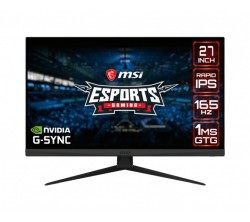 MSI OPTIX G273QF 2560X1440 (WQHD) IPS 165HZ 1MS 16:9 G-SYNC COMPATIBLE FLAT GAMING MONITOR - Thumbnail