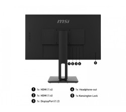 MSI PRO MP271QP IPS 60HZ 2 HDMI 1 DISPLAY PORT PRO MONITOR - Thumbnail