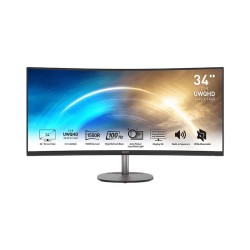 MSI PRO MP341CQ 34 3440x1440 QHD 100Hz 1ms HDMI DP Curved Led Monitör - Thumbnail