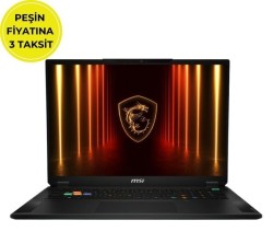 MSI NB STEALTH 18 HX AI A2XWIG-021TR ULTRA 9 275HX 64GB DDR5 RTX5080 GDDR7 16GB 2TB SSD 18.0 UHD+ MINILED 120Hz W11P - Thumbnail
