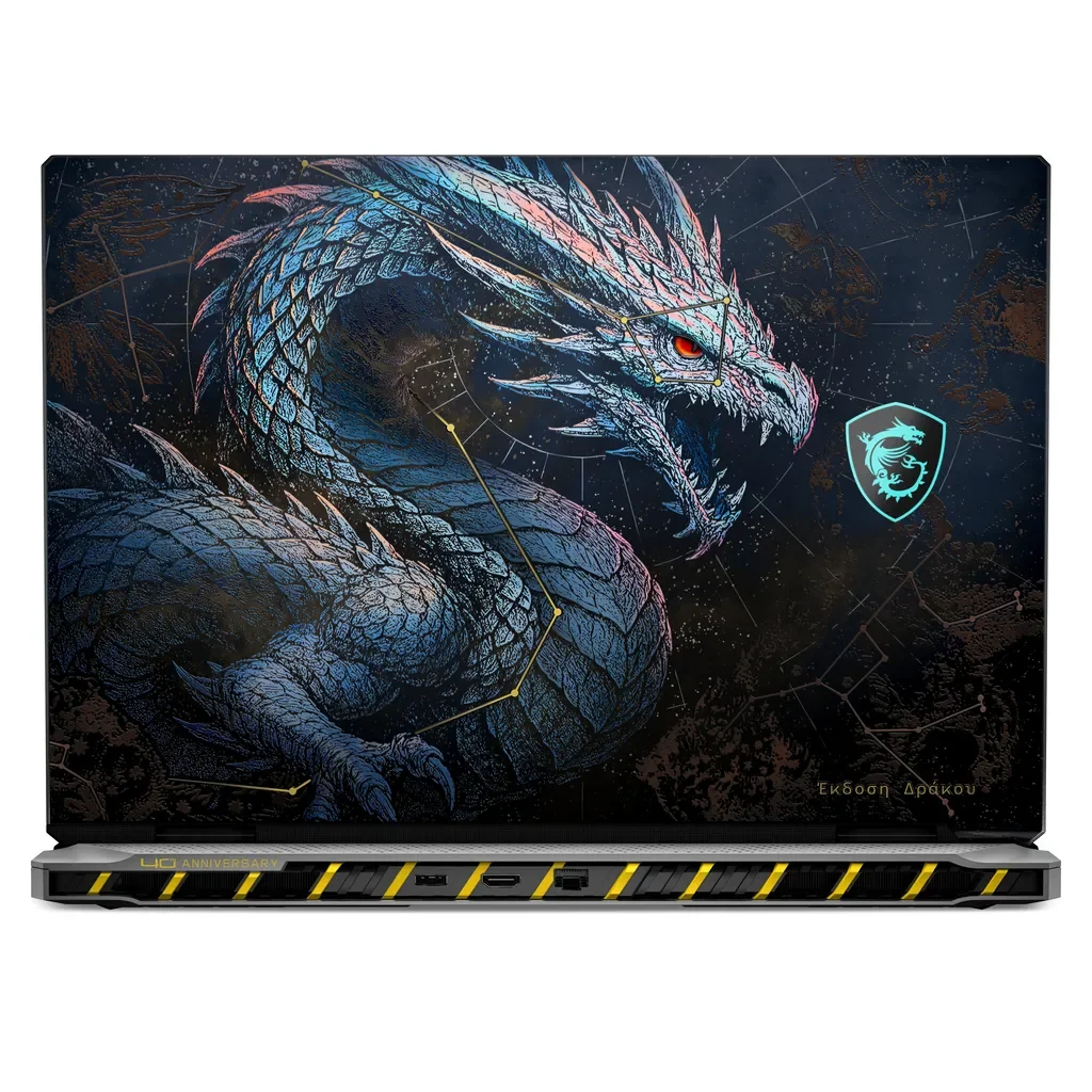 MSI NB TITAN 18 HX DRAGON EDITION DRACO EPIC A2WJ-1223TR ULTRA 9 290HX PLUS 96GB DDR5 RTX5090 GDDR7 24GB 4TB SSD 18.0 UHD+ MINILED 240Hz W11 - Thumbnail