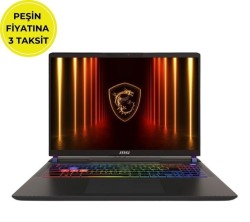 MSI VECTOR 16 HX AI A2XWIG-089TR ULTRA 9 275HX 32GB DDR5 RTX5080 GDDR7 16GB 1TB SSD 16.0 QHD+ 240Hz W11 - Thumbnail