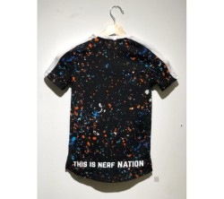 Nerf Siyah Çocuk T-Shirt 8 yaş - Thumbnail