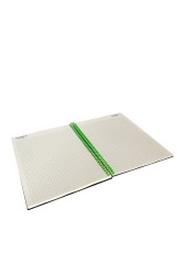 Ninja Turtles Foot Clan Spiralli Sert Kapak Kareli Defter - Thumbnail