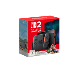Nintendo Switch 2 Konsol Mavi Kırmızı Mario Kart World Paketi - Thumbnail