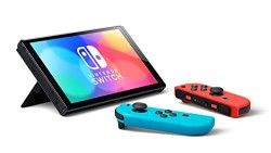 NINTENDO SWITCH OLED EDITION NEON - Thumbnail