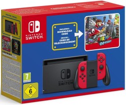 Nintendo Switch Konsol Super Mario Odyssey Bundle - Thumbnail