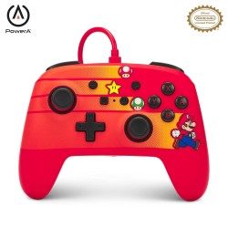 PowerA Nintendo Switch Enhanced Kablolu Oyun Kumandası Speedster Mario - Thumbnail