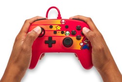 PowerA Nintendo Switch Enhanced Kablolu Oyun Kumandası Speedster Mario - Thumbnail