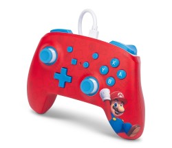 PowerA Nintendo Switch Enhanced Kablolu Oyun Kumandası Woo Hoo Mario - Thumbnail