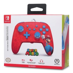 PowerA Nintendo Switch Enhanced Kablolu Oyun Kumandası Woo Hoo Mario - Thumbnail