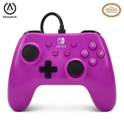 Powera - Nintendo Switch Oyun Kolu Kablolu Lisanslı Grape Purple