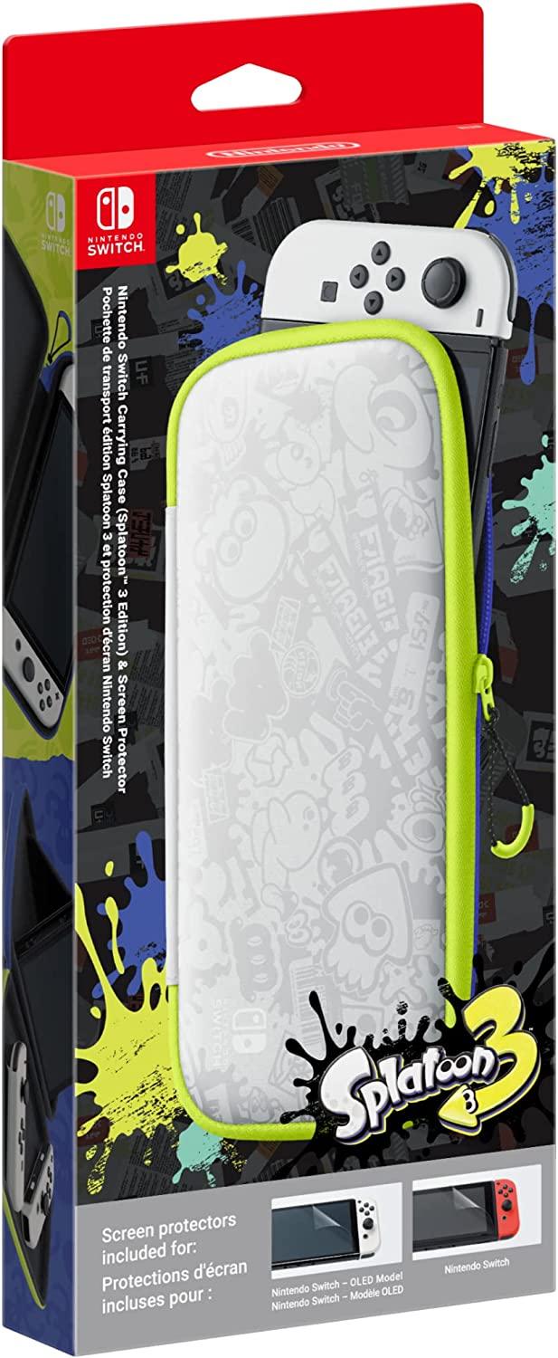 Nintendo Switch Taşıma Çantası ve Ekran Koruyucu Splatoon 3 Edition