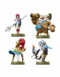 NINTENDO SWITCH AMIIBO ZELDA CHAMPIONS 4 SET - Thumbnail