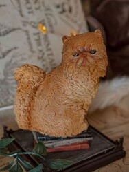 Noble Collection Harry Potter Magical Creatures No 11 Crookshanks Diaroma Heykel - Thumbnail