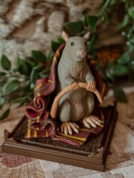 Noble Collection Harry Potter Magical Creatures No 14 Scabbers Diaroma Heykel - Thumbnail