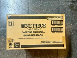 One Piece Trading Card Game Carrying On His Will Sleeved Booster Box 144lü Master Box -- İngilizce - Thumbnail