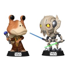Funko - -Pack Disney Star Wars Clone Wars - Jar Jar Binks Vs General Grievous Gamestop