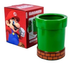 Paladone Super Mario Pipe Plant and Pen Pot - Thumbnail