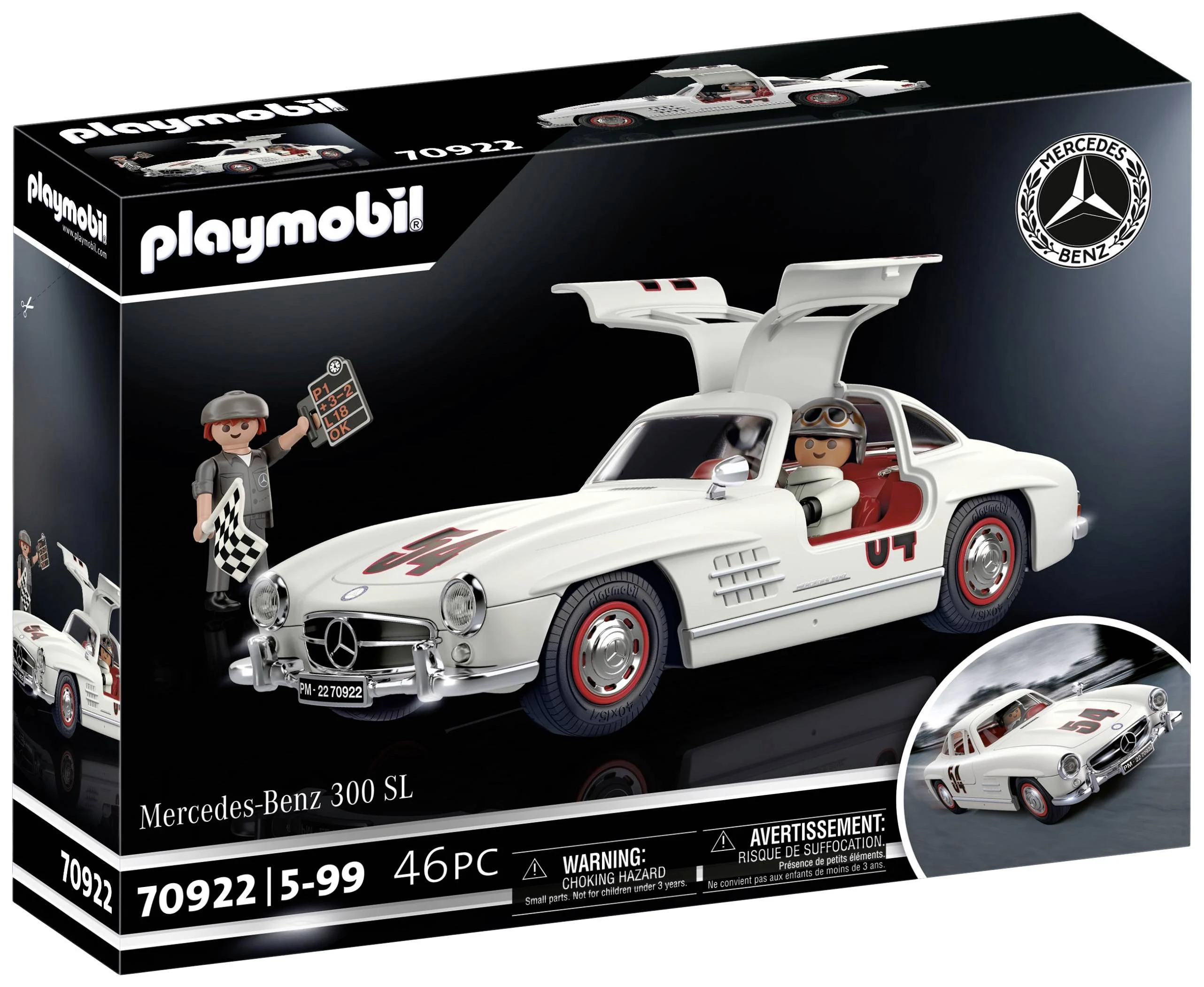 PLAYMOBIL MERCEDES BENZ 300SL 46 PARCA - Thumbnail