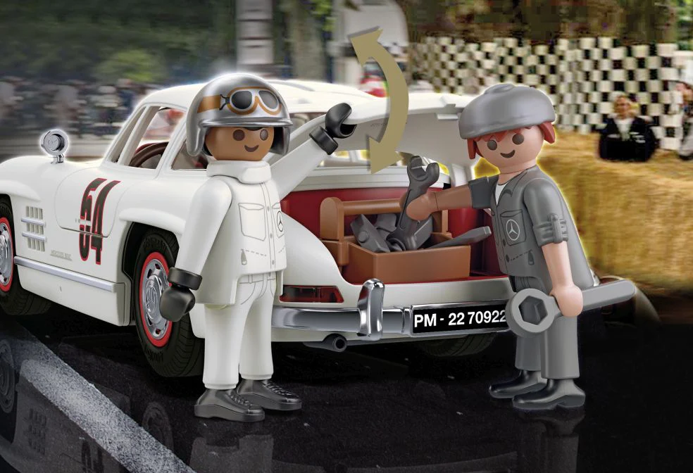 PLAYMOBIL MERCEDES BENZ 300SL 46 PARCA - Thumbnail