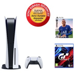PlayStation 5 Diskli Konsol + FIFA 22 + Gran Turismo 7 - Thumbnail