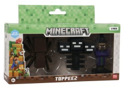 PMI Minecraft 3D Figür Toppeez 3lü Set - Thumbnail