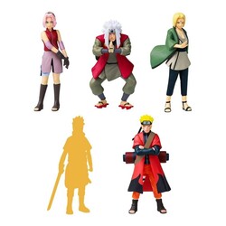 PMI Naruto Beşli Koleksiyon Figür Seti Asorti - Thumbnail