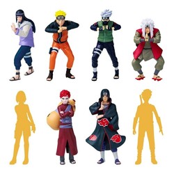 PMI Naruto Sekizli Koleksiyon Figür Seti Asorti - Thumbnail