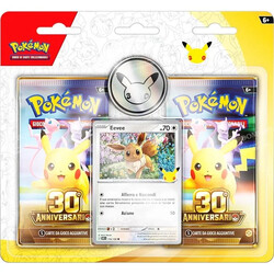 - Pokemon Trading Card Game 30th Year Celebration Eevee 2 Pack Blister - İtalyanca