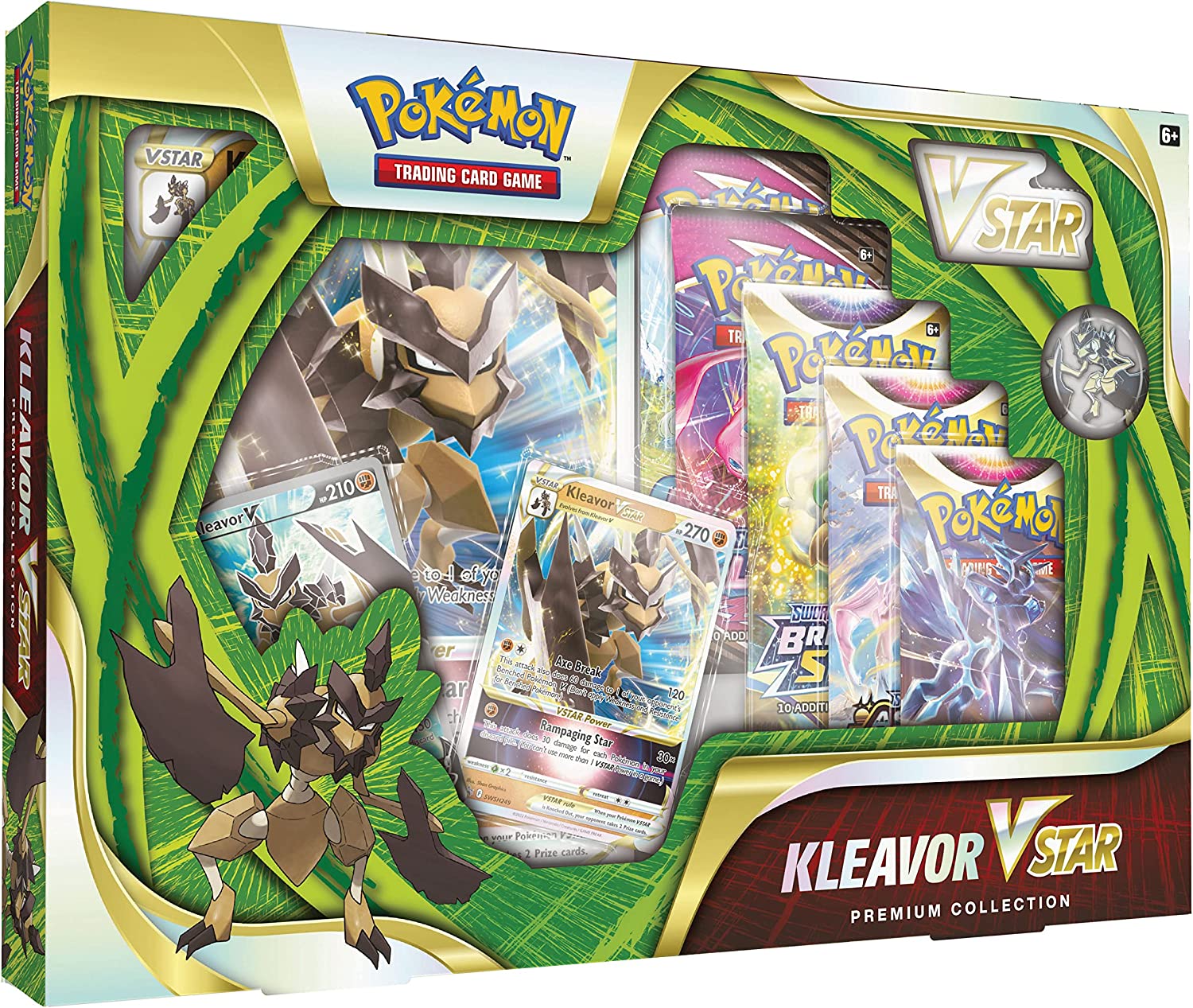 Pokemon Trading Card Game Kleavor VStar Premium Collection Pokemon, V