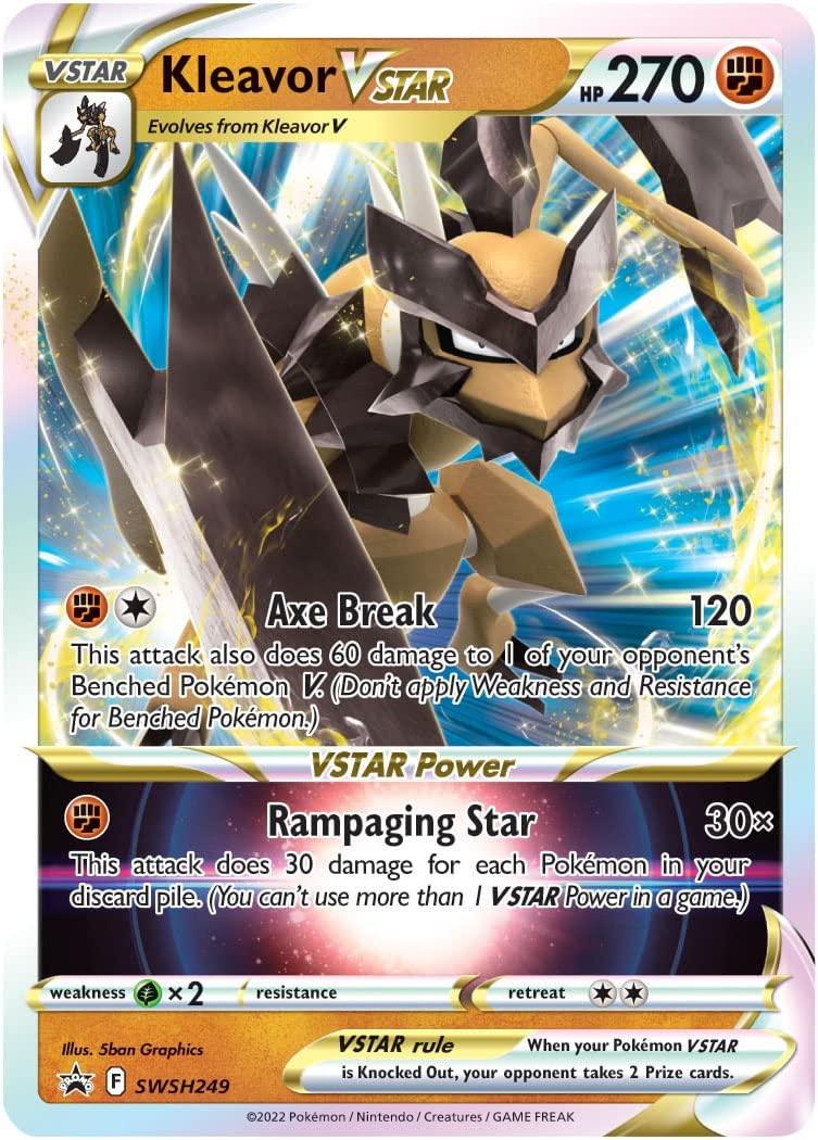 Pokemon Trading Card Game Kleavor VStar Premium Collection Pokemon, V Showcase, Tüm Pokemon