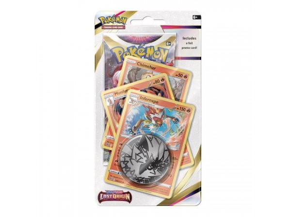 Pokemon Trading Card Game Lost Origin Premium Checklane Booster Pack Infernape