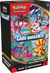 Pokemon Company - Pokemon Trading Card Game Mega Evolution Chaos Rising Booster Bundle - İtalyanca