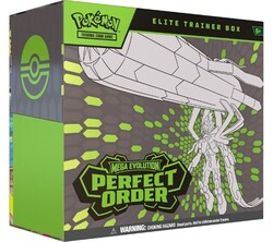 Pokemon Company - Pokemon Trading Card Game Mega Evolution Perfect Order Elite Trainer Box - İngilizce
