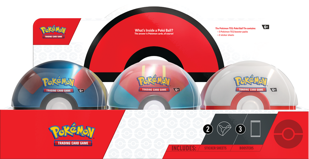 POKEMON TRADING CARD GAME POKE BALL TIN 2023 - Thumbnail