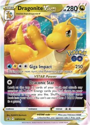 POKEMON TRADING CARD GAME DRAGONITE V STAR - Thumbnail