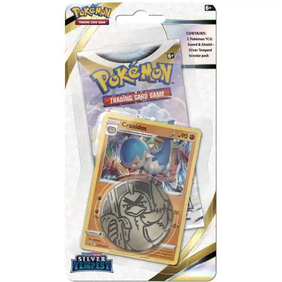 Pokemon Trading Card Game Silver Tempest Premium Checklane Cranidos