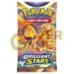 Pokemon Trading Card Game Sword and Shield Brilliant Stars Booster Pack - Thumbnail