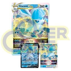 Pokemon Trading Card Game Sword and Shield Glaceon V Star Box - Thumbnail