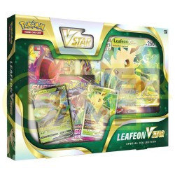 Pokemon Trading Card Game Sword and Shield Leafeon V Star Box - Thumbnail