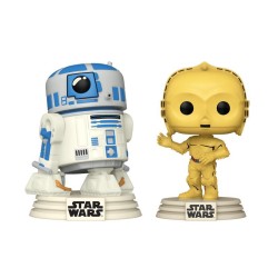 Funko - Pop 2-Pack Disney 100th Star Wars Retro Reimagined - R2-D2 & C-3po Special Edition