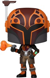 Pop Disney Star Wars Rebels - Sabine Wren Metallic Special Edition No:679 Bobble-Head - Thumbnail