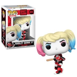 Pop Heroes: Harley Quinn - Harley Quinn With Bat No:451